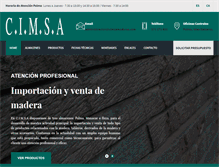 Tablet Screenshot of cimsamaderas.com